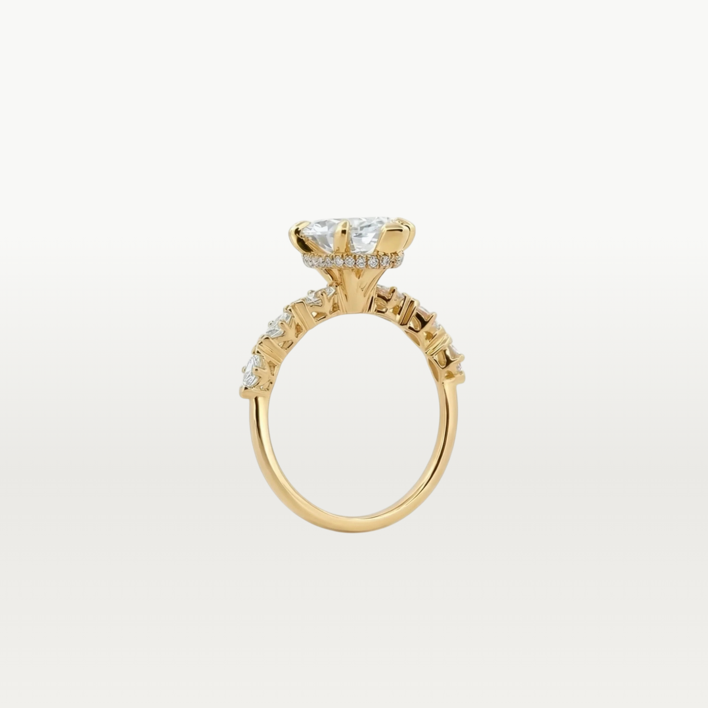 The Aurelia, Marquise-cut Centre with Marquise-cut Side Stones Diamond Ring