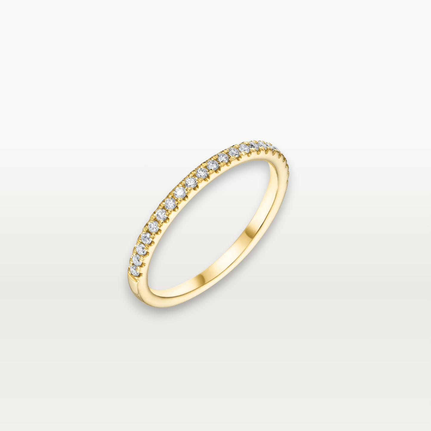 The Classic Half Eternity Ring with Diamonds