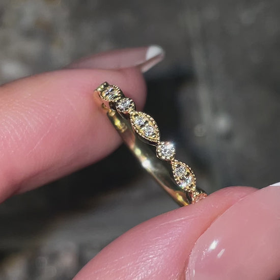 Yellow Gold Audrey Band