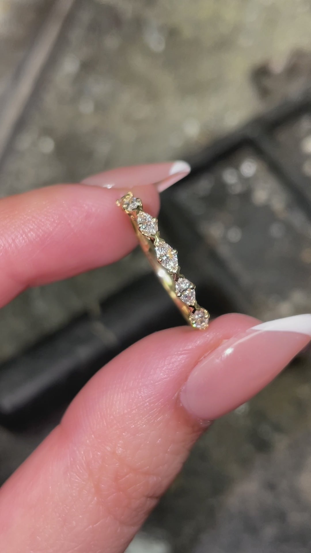 Arabella band yellow gold