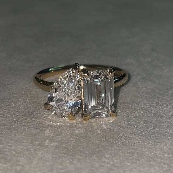 Toi et Moi, yellow gold