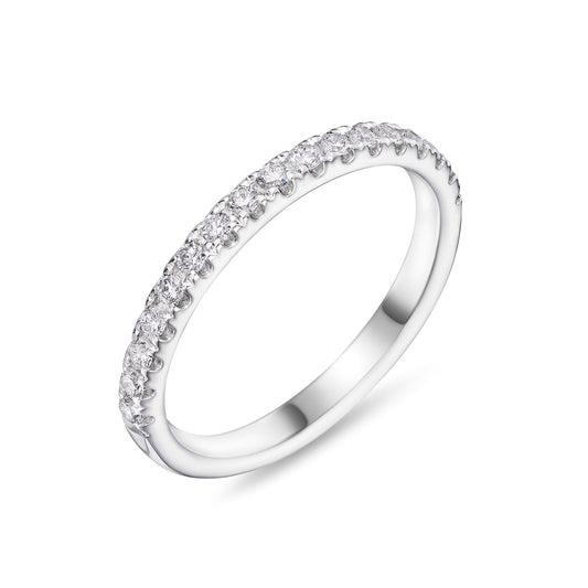 The Classic Half Eternity Ring with Diamonds